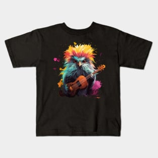 Silkie Playing Violin Kids T-Shirt